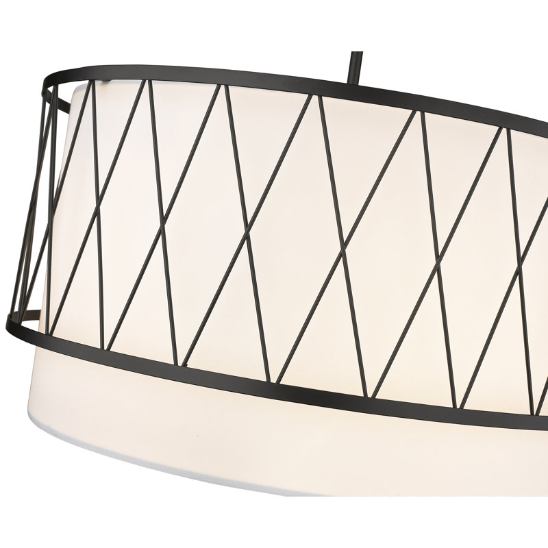 5 - Light Single Pendant, Matte Black