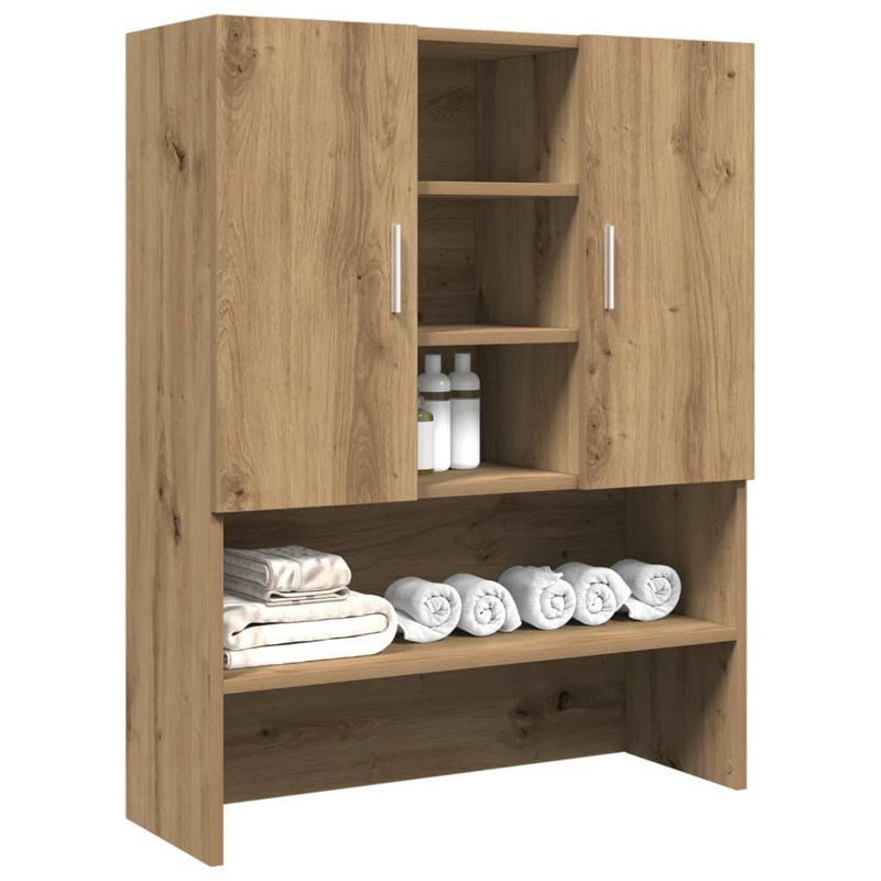 Awan Washing Machine Cabinet 70,5x25,5x90 cm, Artisan Oak