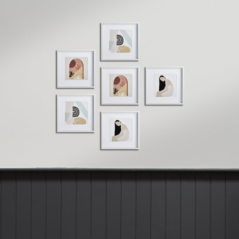 Shulman Picture Frame with Mat, White