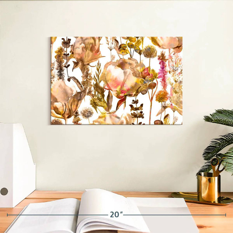 Harnek Artistic Peonies, 8" H x 12" W