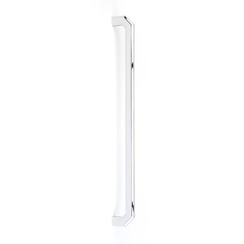 Poignée porte de douche en verre Emtek Riviera (GBTB), 18", Chrome poli