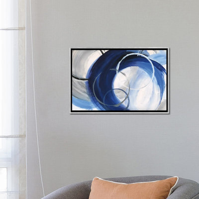 Indigo Rings - Framed Wall Art Print
