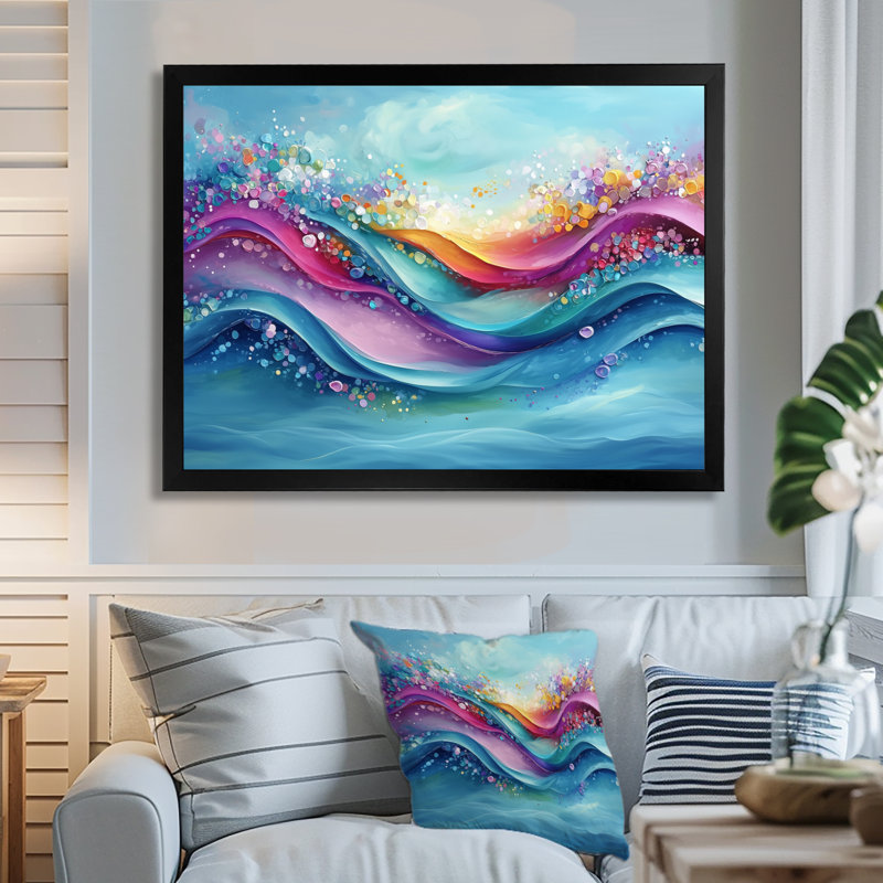 Linehan - Coastal Wall Art, Noir, noir, noir, noir, H 12 po x l 20 po, Cadre de photo unique