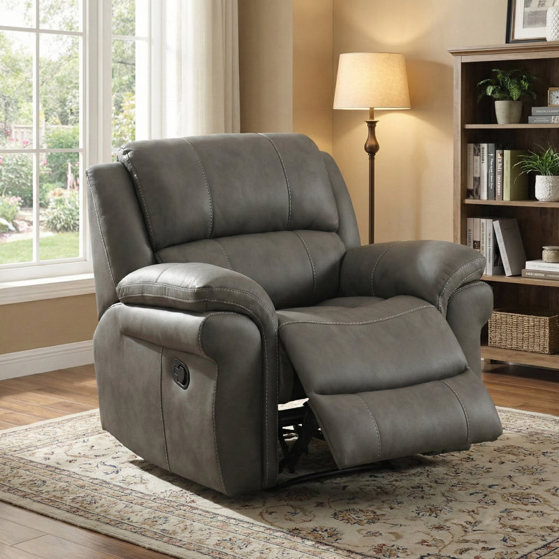 Bettymae 110cm Wide Standard Recliner, Grey