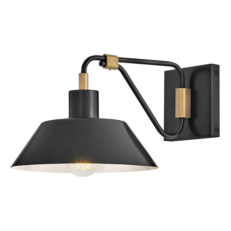 Brewster Wall Mount Barn Light, 8.75" H x 12" W x 21.25" D