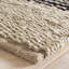 Jute Ticking Black Handwoven Jute Rug-1291639976