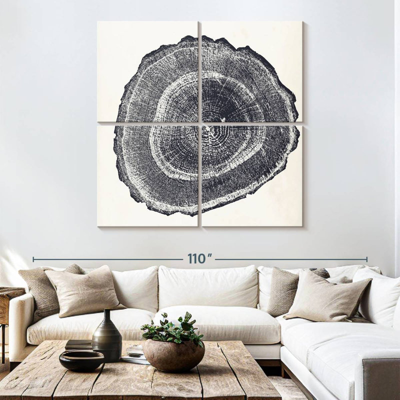 Harnek Tree Ring I, 74'' H x 74'' W