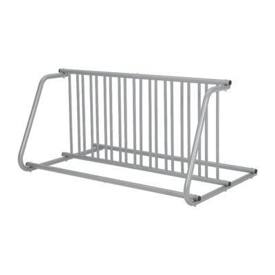 Support autoportant pour vélo sur pied, support de rangement pour vélo robuste en acier thermolaqué, capacité de 10 vélos double face pour les garages, les écoles et les magasins