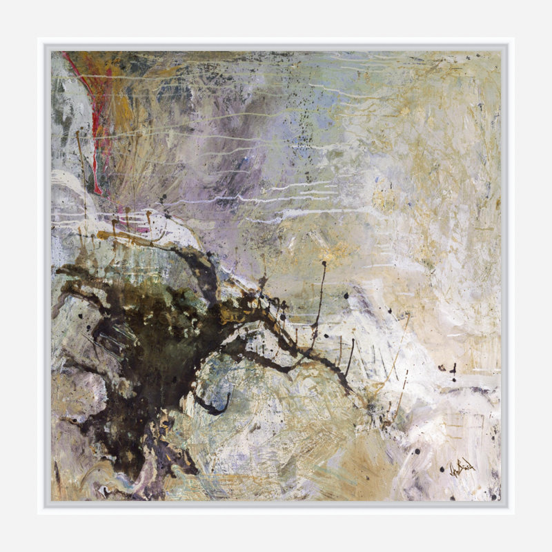 Mystic Print by John Beard, White Framed Canvas, 48" H x 48" W x 1.5" D