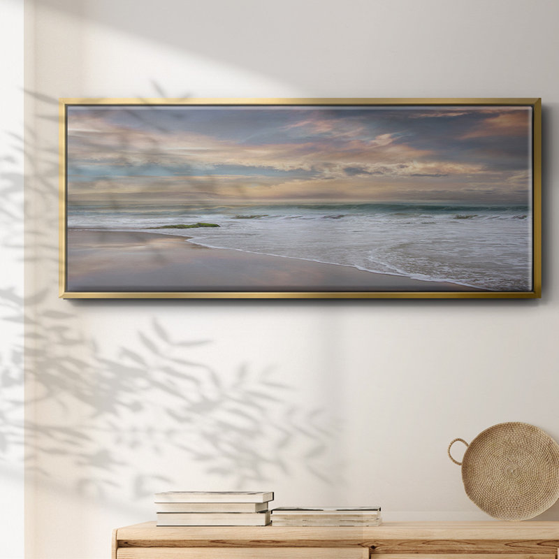 Soft Twilight- Framed Canvas, 24" H x 60" W