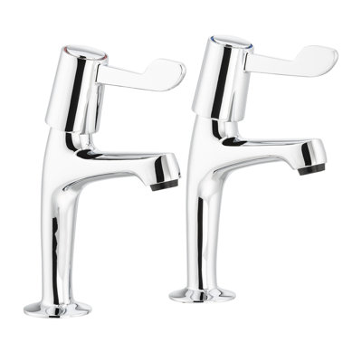 Abode Lever Quarter Turn Pillar Taps