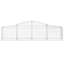 Arched Gabion Baskets 7 Pcs Galvanised Iron-1794328180