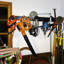 Système d'organisation mural robuste pour outils de garage - crochets réglables, rails de 48 po, capacité maximale de 450 lb