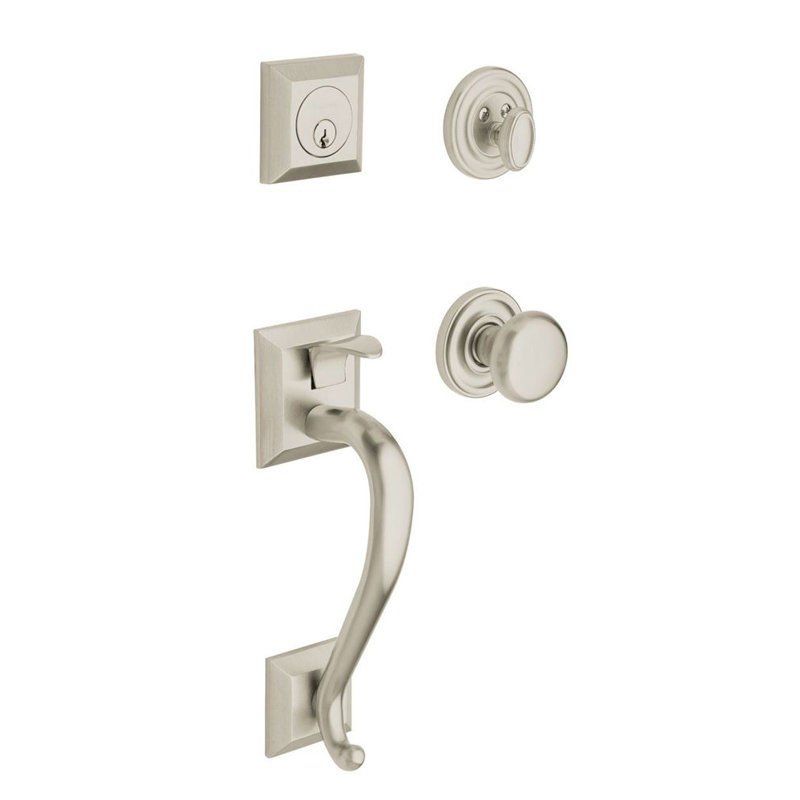 Madison Sectional Trim with 5015 Classic Knob, Satin Nickel, Small