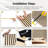 Wood Slat Acoustic Wall Panels for Interior Décor, Sound Absorbing Wood Wall Paneling, Living Room and Office Wall Décor, Walnut