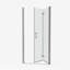 Porte de douche pivotante universelle à ajustement de 1 3/8 po avec finition en verre trempé de 1/4 po 3272-119869655