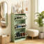 Armoire à chaussures élégante, étagère à chaussures fonctionnelle, unité de rangement pour chaussures, rangement de rangement peu encombrant-495710437