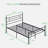 14" Metal Platform Bed with Headboard-1680789933-1690455009