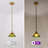 1 - Light Glass Single Pendant With Adjustable Height