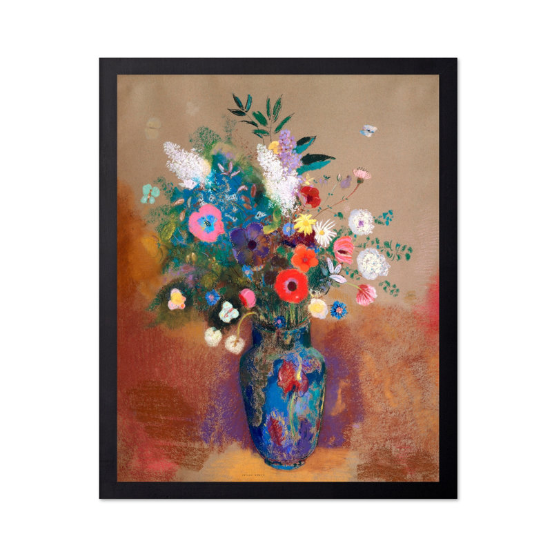 Bouquet of Flowers No1, Black Framed, Poster, 11"H x 14"W
