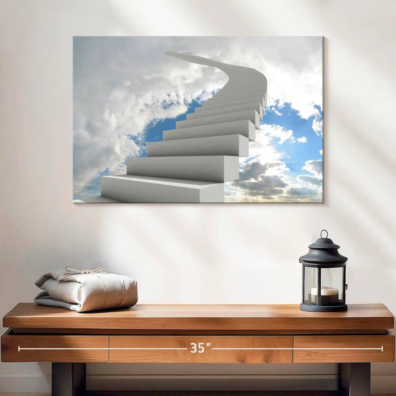 Lilie Stairway To The Sky, 26" H x 39" W