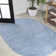 Asam Solid Low-Pile Classic Blue Rug