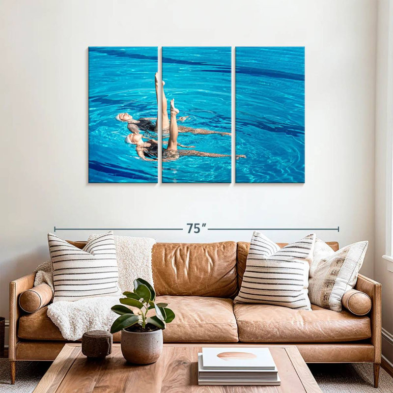 Sireci Synchronized Swimmers, 36" H x 57" W