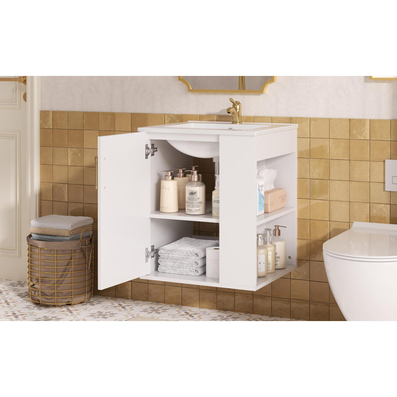 20.2" Wall Mounted Bathroom Cabinet