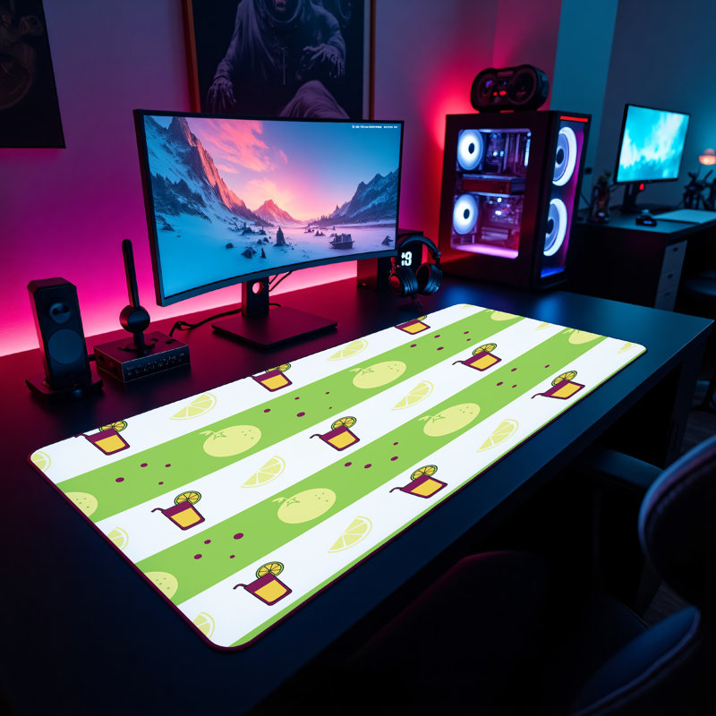 Polyester Desk Pad, 14.4x12.1