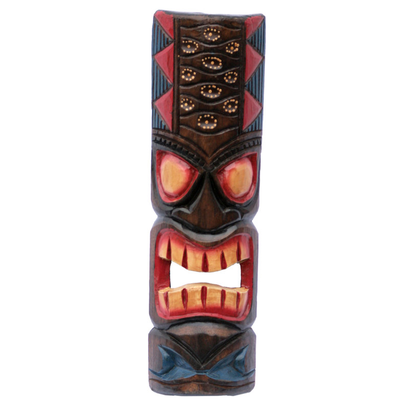 Décoration murale 20 "H Tiki Mask Dot Tropical