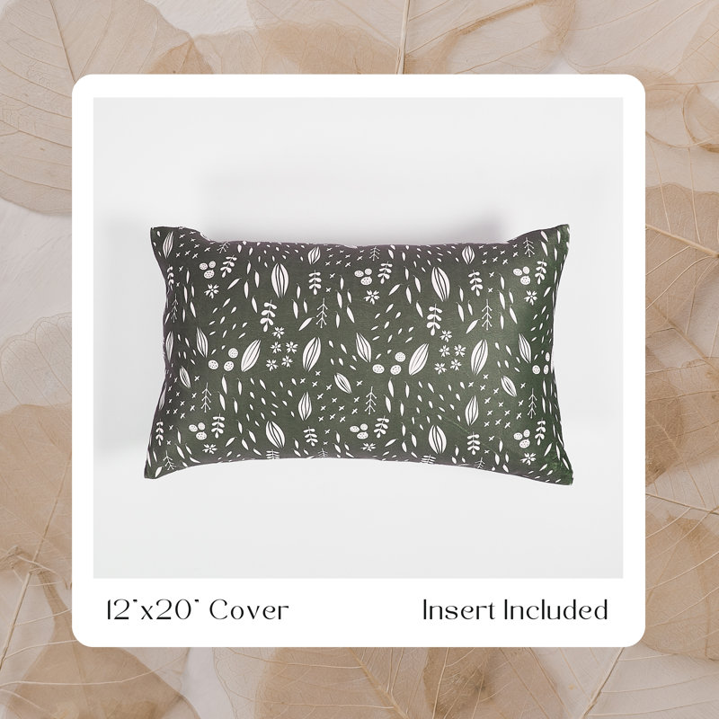 Coussin floral 22 po