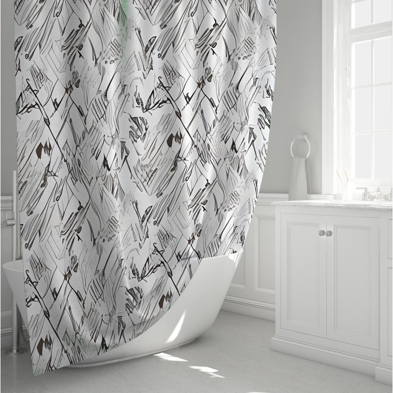 Rideau de douche Edesville, H 72 po x l 70 po