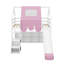 Lit mezzanine simple avec tente-745555565