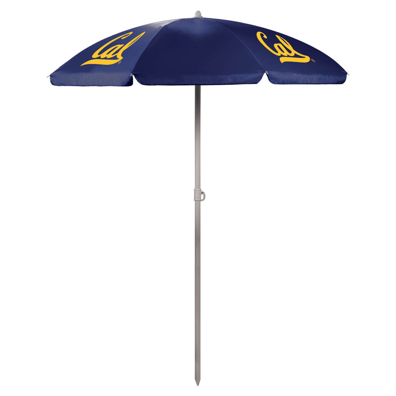 Parasol de plage 5,5 pi Ncaa, Bleu marine, Californie