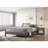 Rustic Grey Single Drawer & Bottom Shelf Nightstand for Bedroom Functional Style