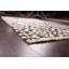 Tapis oriental à motif damassé à motif végétal abstrait noué à la main 4 x 6