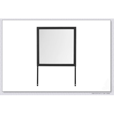 Miroir SOLUTO GRIS ET NOIR, design moderne et rustique, décoration intérieure durable et élégante