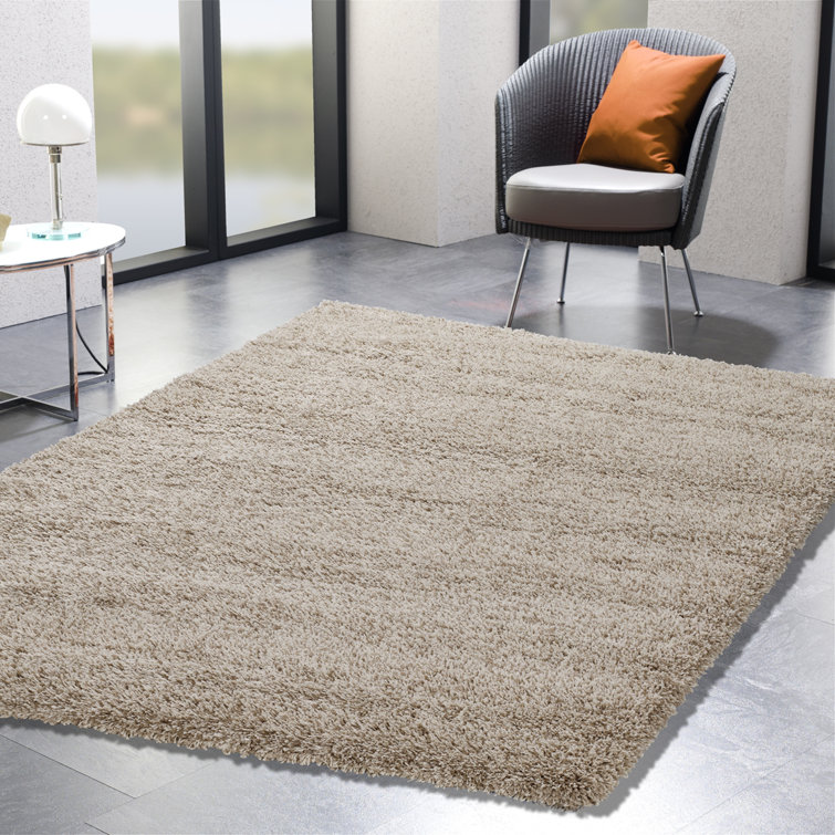 Solid Colour Shag Area Rug