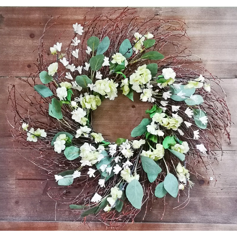 Couronne en soie/mousse 26" blossom