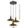 Gary 3 - Light Black Cluster Pendant