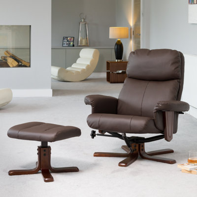Yale 88cm Wide Swivel Ergonomic Recliner