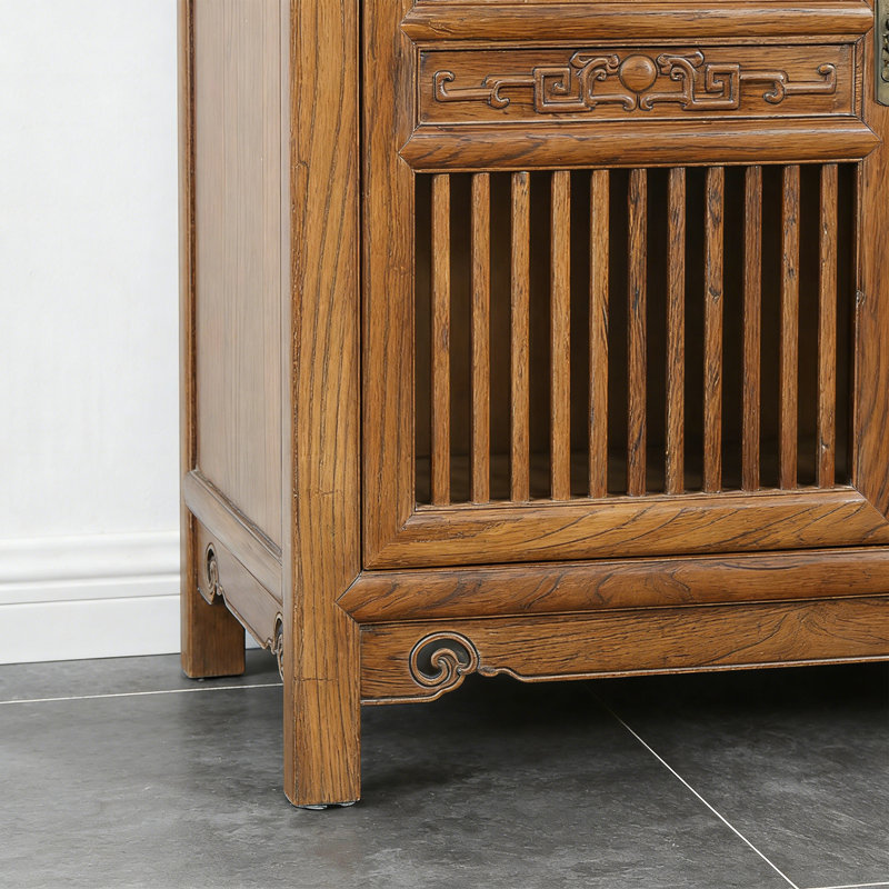 Buffet rétro de style chinois minimaliste