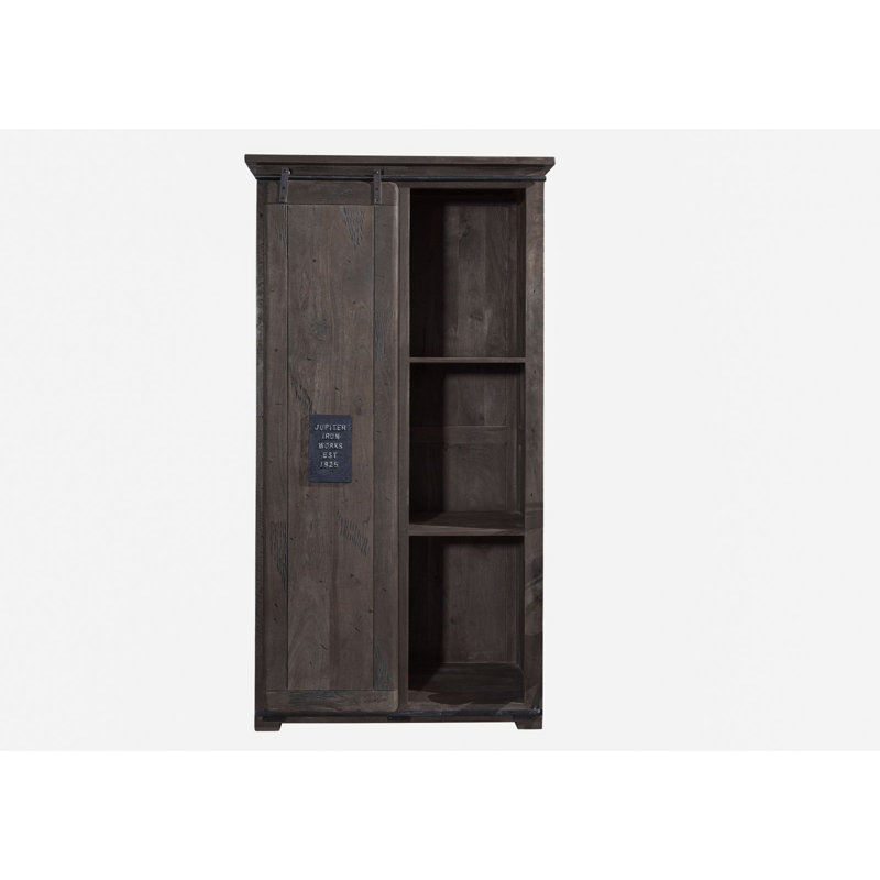 1 Door Wardrobe, Lacquered Grey