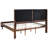 King Size Dark Walnut Contemporary Panel Bed For Bedroom, Offering Built - In Storage Solution, 80.42 Inches Wide Frame Style Having Rounded Corners And Airy Feel, 86.5 Long Bedroom-114270346