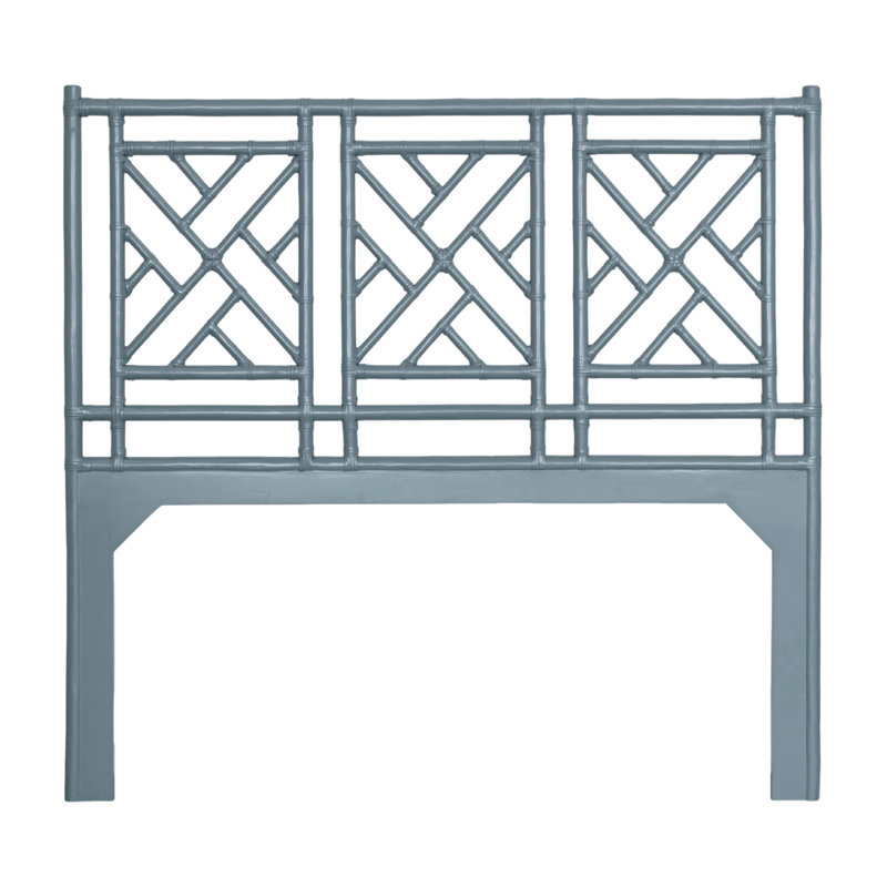 Chippendale Open-Frame Bed, Queen, Regatta Blue