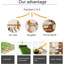 Bamboo 39" W Clothingt Hanging Rack Storage Shelves With Door