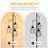 3-Light 71" Dimmable Tree Birdcage Floor Lamp, Black Wrought Iron Standing Lamp with Foot Switch for Living Room, Bedroom