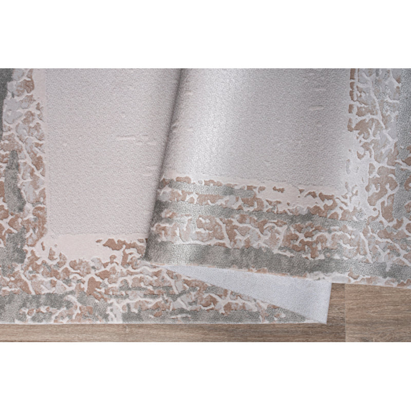 Tapis en coton Lakyn, Rectangle 4 pi x 5 pi 9 po