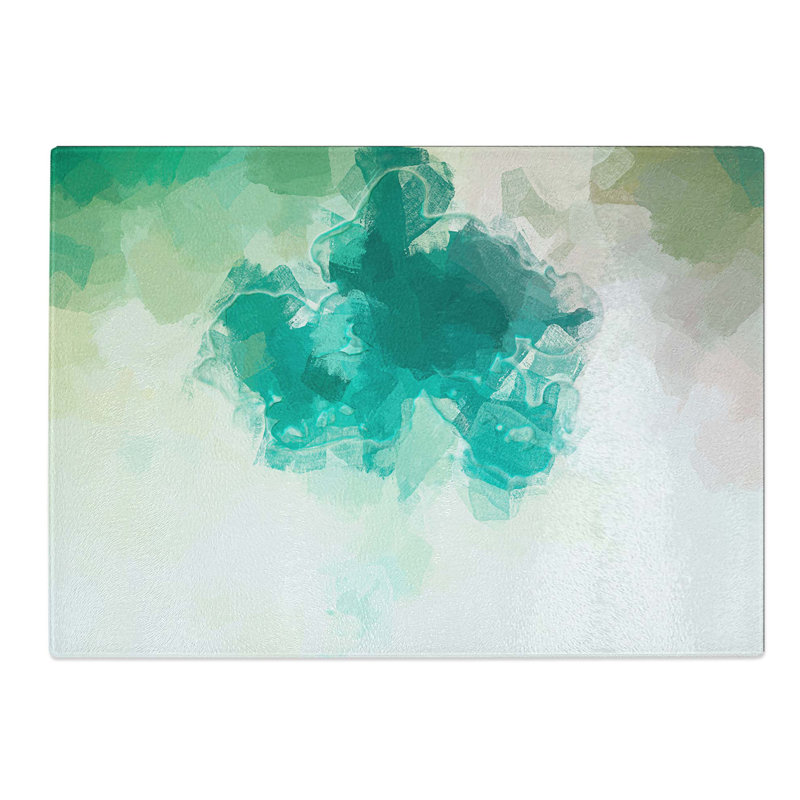 Tempered Glass Time of My Life in Abstract Chopping Board, 28.5 cm W x 20 cm L