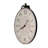 Trappe Manufactured Wood Wall Clock